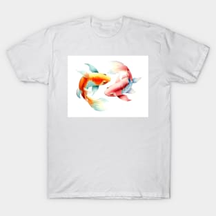 Koi Fish Couple T-Shirt